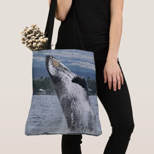 Tote Bag Violation de baleine de Humback (De près)