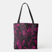 Tote Bag violet Abstrait (Dos)