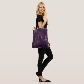 Tote Bag Violet Bokeh Circles : Belle illustration (Sur le modèle)