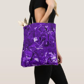 Tote Bag Violet Chaos (De près)