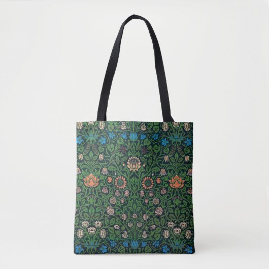 Tote Bag Violet et Columbine, William Morris (Devant)