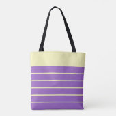 Tote Bag Violet et jaune élégant (Dos)