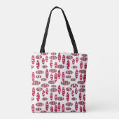 Tote Bag Violet Holey Ovals (Dos)
