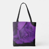 Tote Bag Violet noir (Dos)