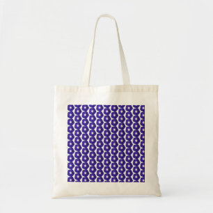 Tote Bag Violet profond Matin gloire motif floral