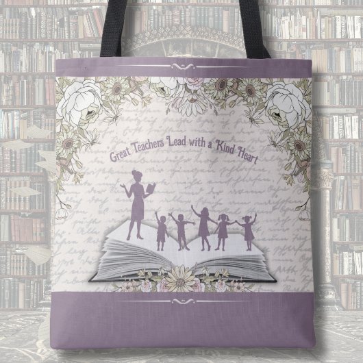 Tote Bag Violet prune unique Reconnaissance des professeurs