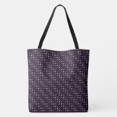 Tote Bag Violet, Turquoise et vert (Dos)
