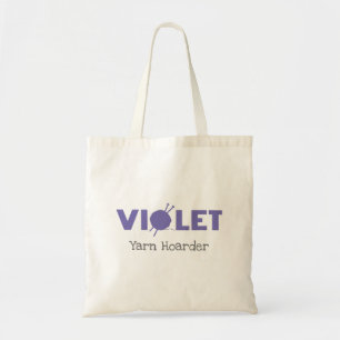 Tote Bag Violet Yarn Hoarder