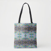 Tote Bag Violets Et Lampes (Devant)