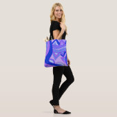 Tote Bag Violets Groovy (Sur le modèle)