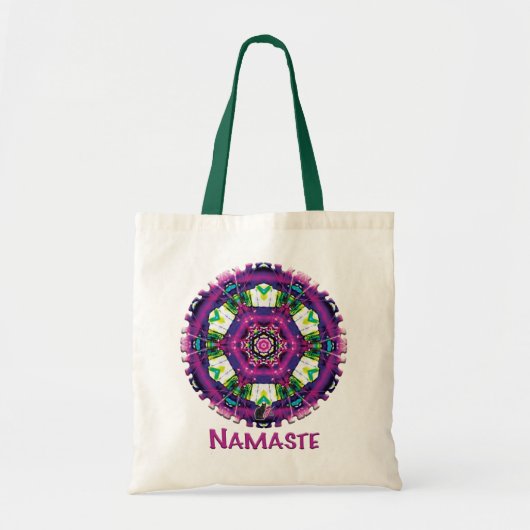 Tote Bag Violette Namaste Kaleidoscope (Devant)
