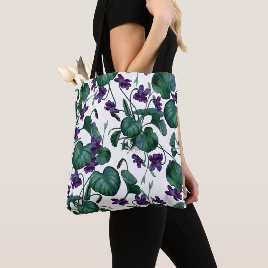 Tote Bag Violettes (De près)