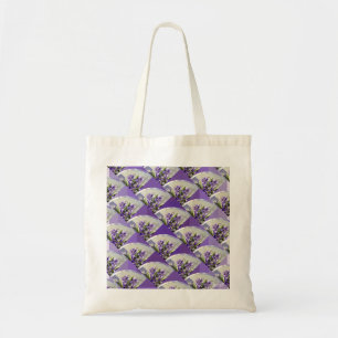 Tote Bag violettes dans un bocal de lune