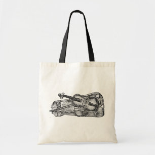 Tote Bag Violon avec le cas