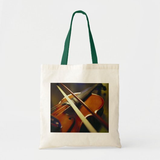 Tote Bag Violon et plan rapproché 1 d'arc (Devant)