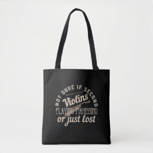 Tote Bag Violon - Les Violons Secondaires Sont Juste Perdus