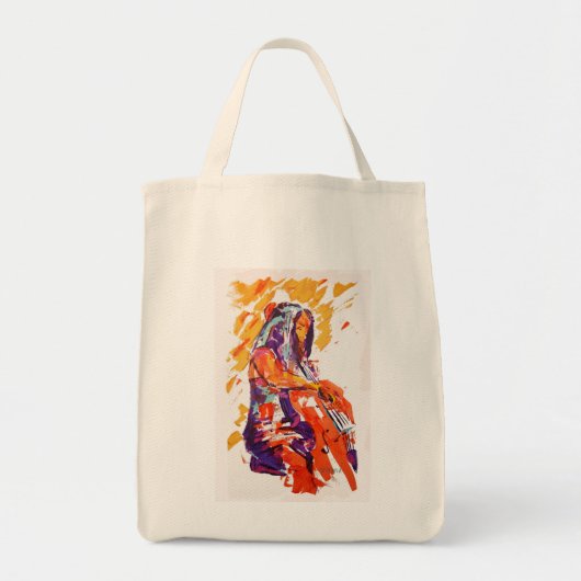 Tote Bag Violoncelliste (Devant)