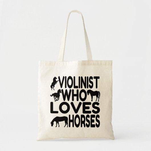 Tote Bag Violoniste de Horse Lover (Devant)