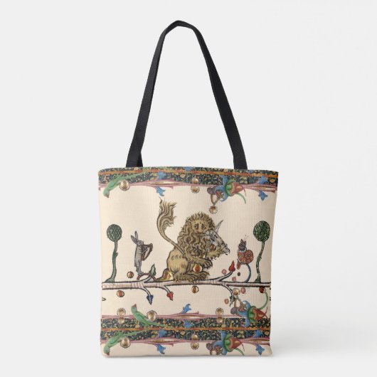 Tote Bag Violoniste Lion, Hare (Dos)