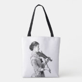 Tote Bag Violoniste vintage (Dos)