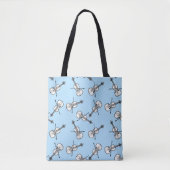 Tote Bag Violons blancs (Devant)