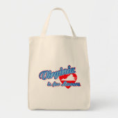 Tote Bag Virginia is for Lovers (Devant)