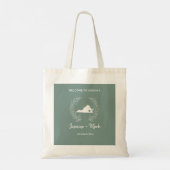 Tote Bag Virginie Destination Mariage Bienvenue   (Dos)