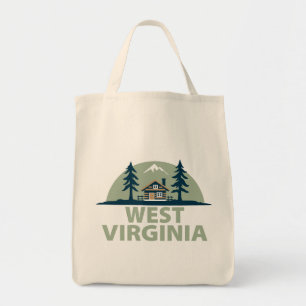 Tote Bag Virginie-Occidentale, États-Unis d'Amérique