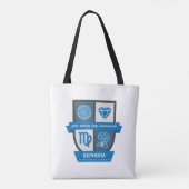 Tote Bag Virgo Birthday Crest™ for September 1-22 (Dos)