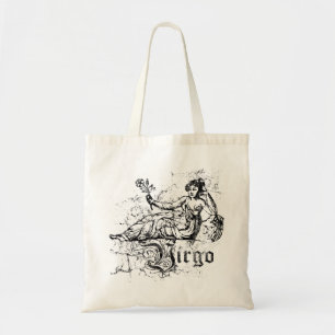 Tote Bag Virgo Zodiac vintage