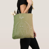 Tote Bag Virgo zodiaque horoscope étoile signe dégradé (De près)