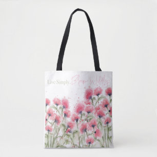 Tote Bag Vis Simplement. Bloom sauvage