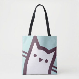 Tote Bag Visage de chat