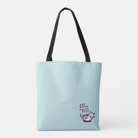 Tote Bag Visage de chat (Dos)
