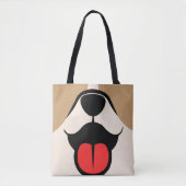 Tote Bag Visage de chien (Devant)
