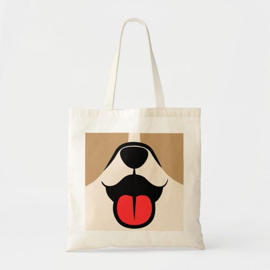 Tote Bag Visage de chien (Devant)