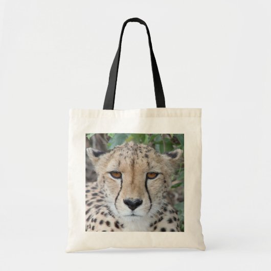 Tote Bag Visage de guépard (Devant)
