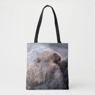 Tote Bag Visage de loutre de mer mignon