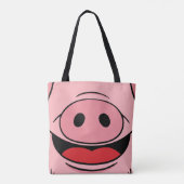 Tote Bag Visage de porc (Dos)