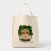 Tote Bag Visage de Veggie (Devant)