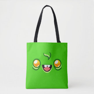 Tote Bag Visage de zombie - Saut heureux