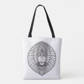Tote Bag Visage inspiré 2 de babouin (Dos)