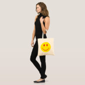 Tote Bag Visage Joyeux Rétro (Devant (modèle))