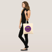 Tote Bag Visage Joyeux Rétro (Devant (modèle))