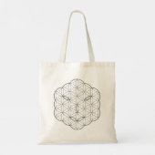 Tote Bag Visage sacré - Arcturien, Bl-Wh. (Dos)