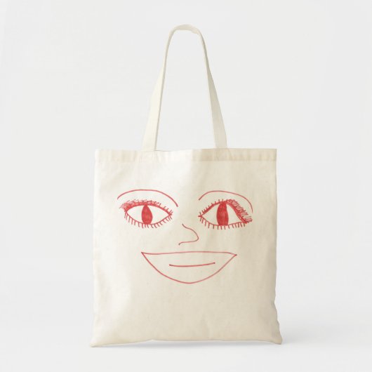 TOTE BAG "VISAGE SOURIANT"  (Devant)