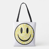 Tote Bag Visage souriant éclaboussé (Dos)