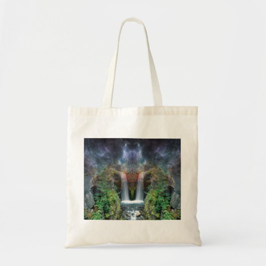 Tote Bag Visages cachés dans les cascades d'Imaginaire (Devant)
