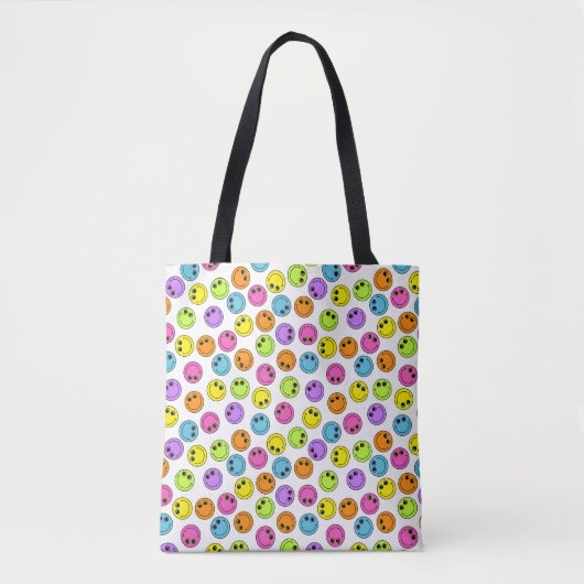 Tote Bag Visages colorés (Devant)