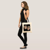 Tote Bag Visages théâtraux de masques (Devant (modèle))